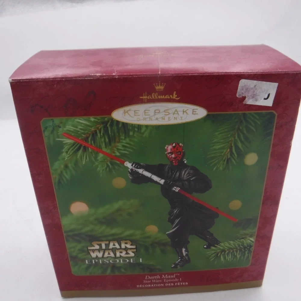 Hallmark Keepsake Star Wars Episode I Darth Maul Ornament Double Lightsaber 1999